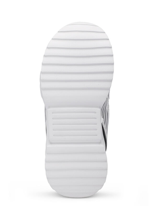 KENDALL Unisex Çocuk Cırt Cırtlı Beyaz / Turuncu Günlük Spor Ayakkabısı - Görsel 8