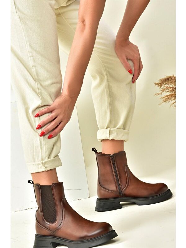 N6742600 Taba Kadın Bot - Görsel 3