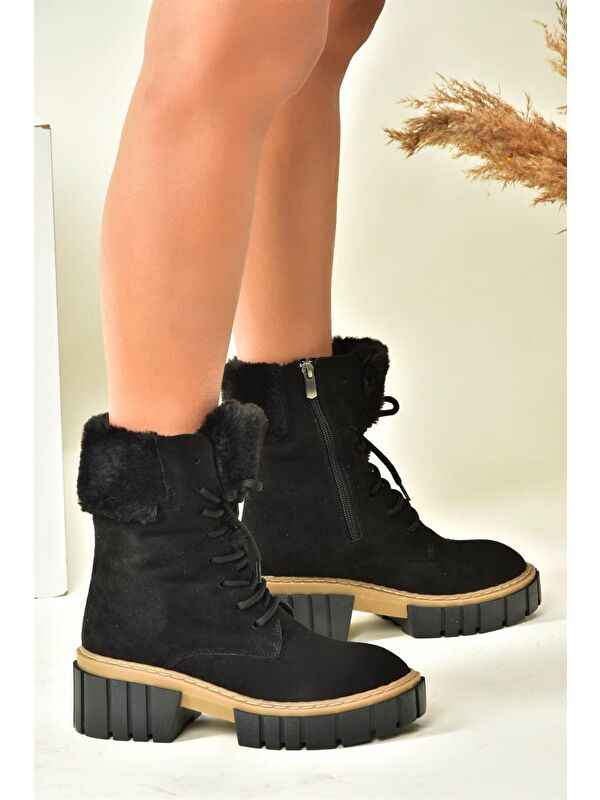 N8201710 Siyah Kadın Bot - Görsel 3