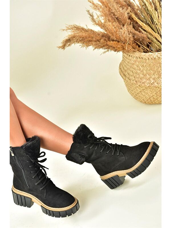 N8201710 Siyah Kadın Bot - Görsel 4