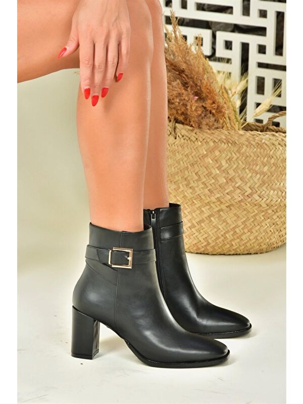 N8200905 Siyah Kadın Bot - Görsel 3
