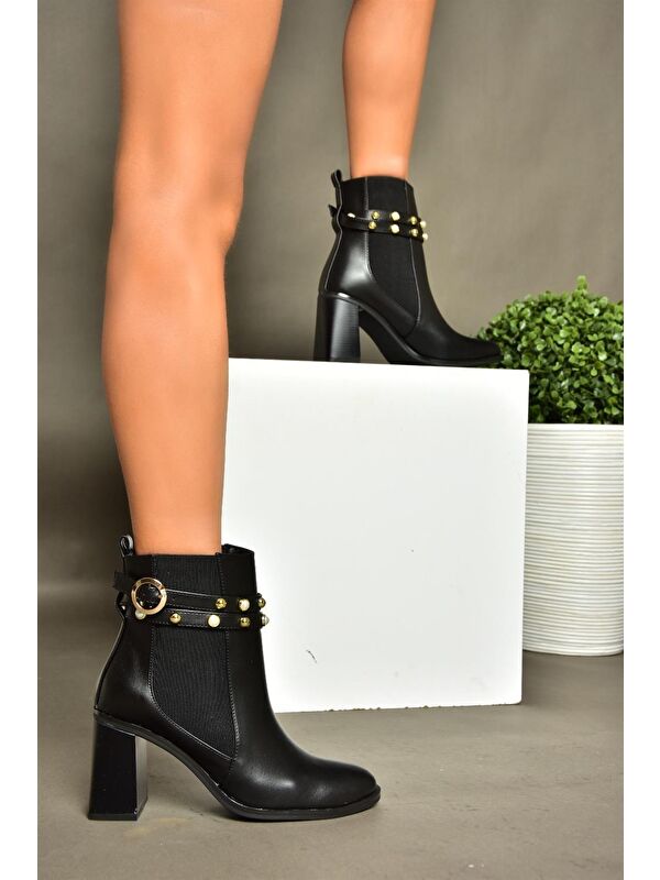 R5181011 Siyah Kadın Bot - Görsel 3