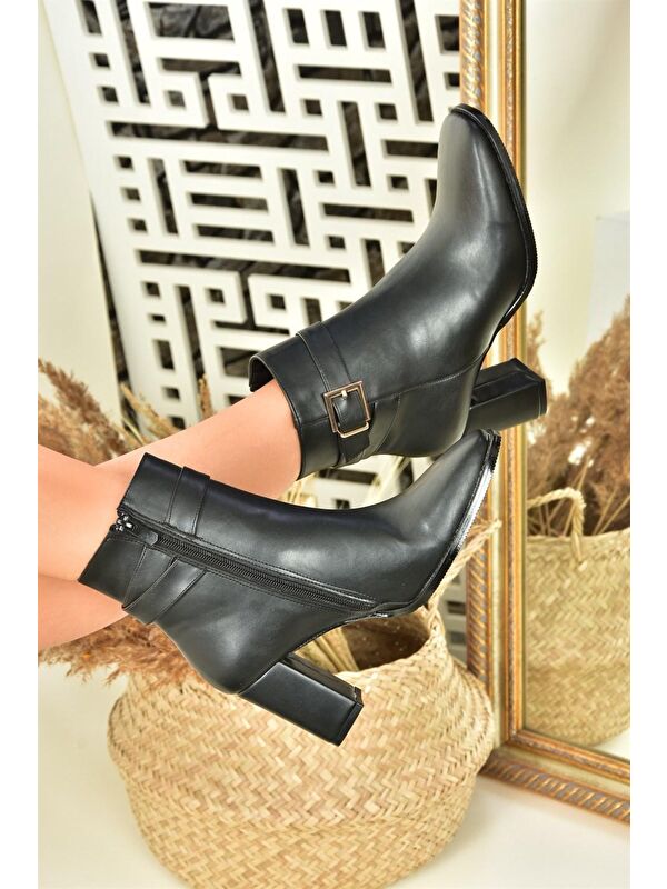 N8200905 Siyah Kadın Bot - Görsel 4