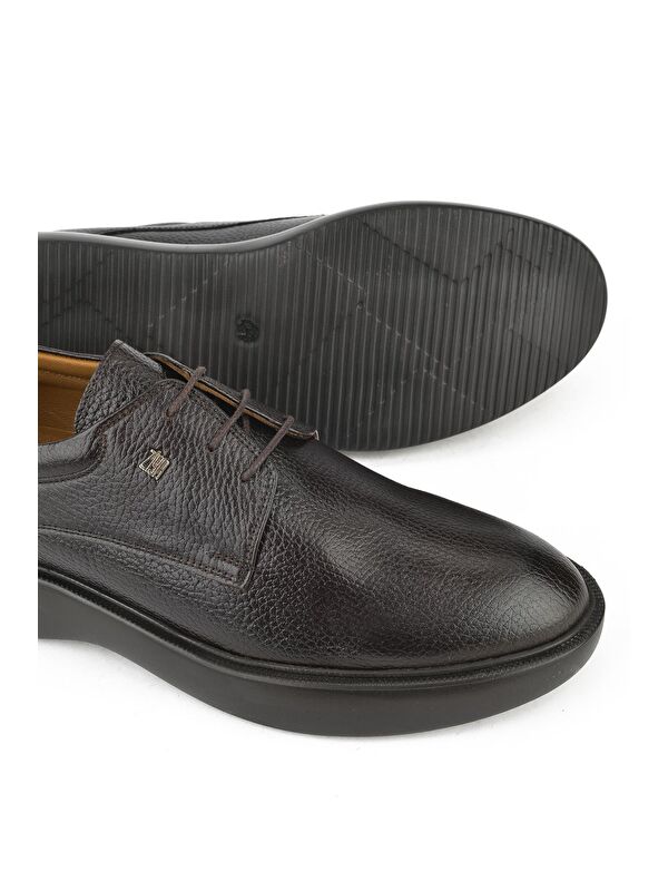 Erkek Hakiki Deri Ayakkabı 1531023Z70900 Kahve - Görsel 5