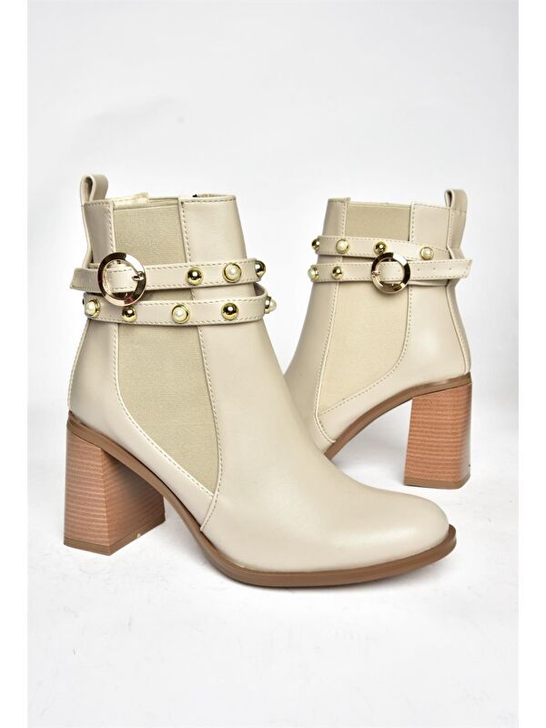 R5181011 Bej Kadın Bot - Görsel 8