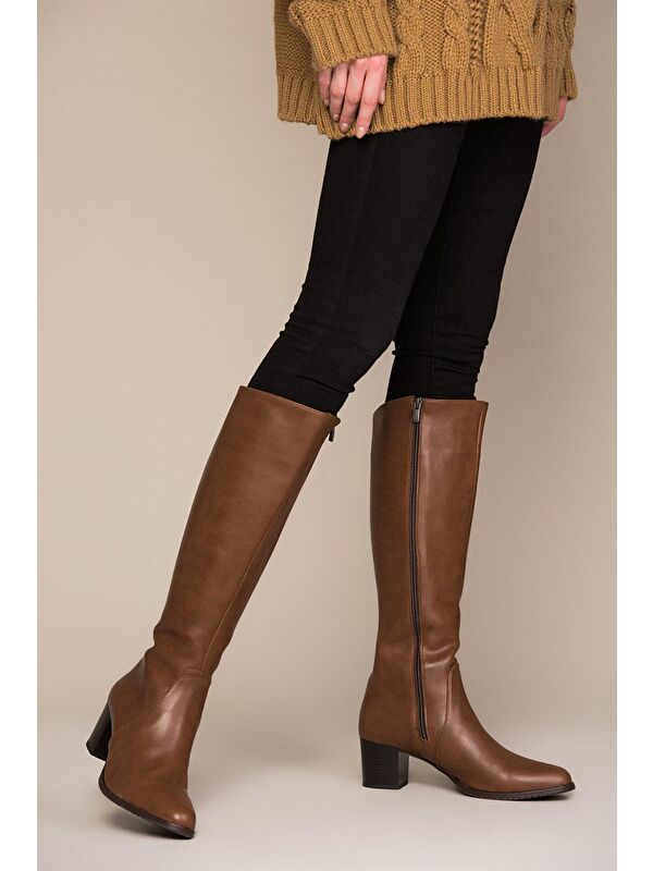 Taba Kadın Çizme A654252709 - Görsel 3