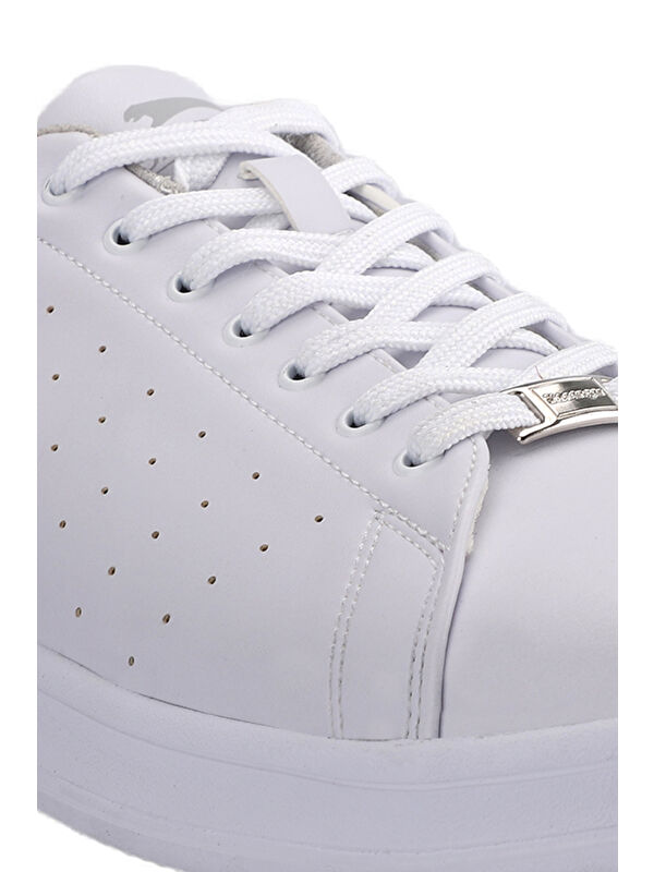 PIANO I Büyük Beden Erkek Sneaker Ayakkabı Beyaz - Görsel 5