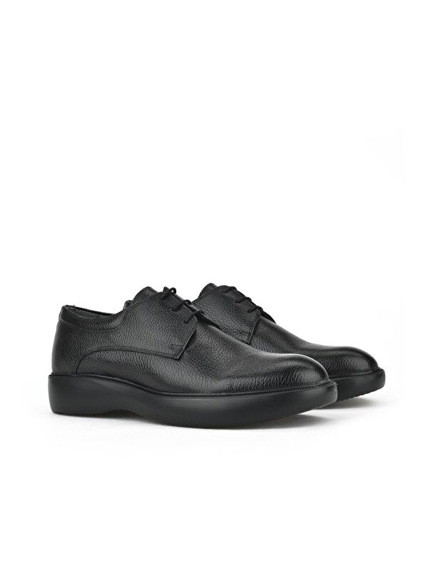 Erkek Hakiki Deri Ayakkabı 1331023Z70900 Siyah - Görsel 3