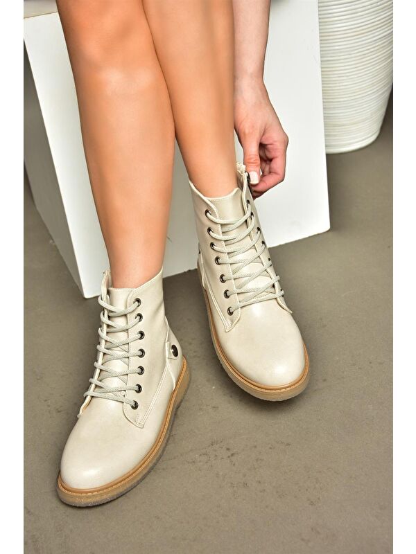 R3748216 Bej Kadın Bot - Görsel 3