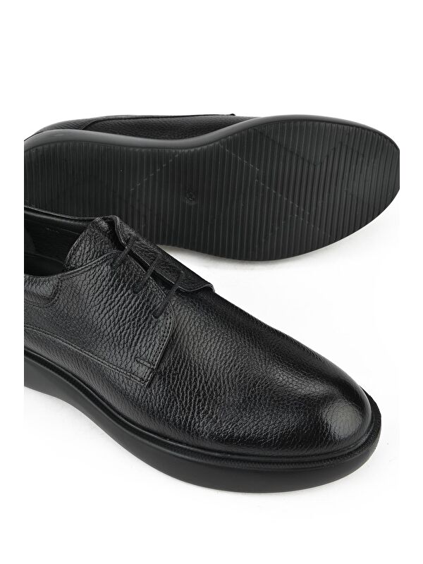 Erkek Hakiki Deri Ayakkabı 1331023Z70900 Siyah - Görsel 5