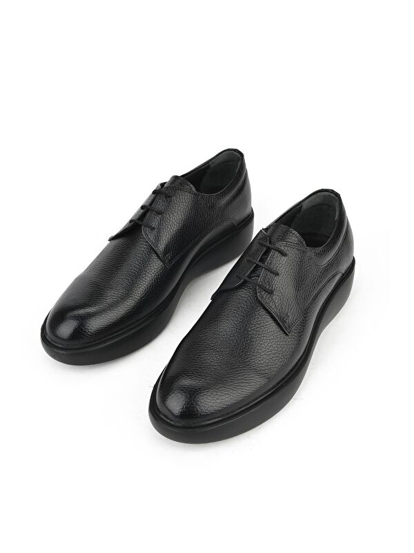 Erkek Hakiki Deri Ayakkabı 1331023Z70900 Siyah - Görsel 6