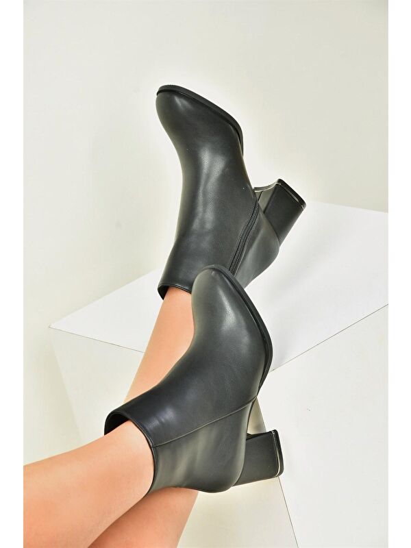 N2829219 Siyah Kadın Bot - Görsel 3