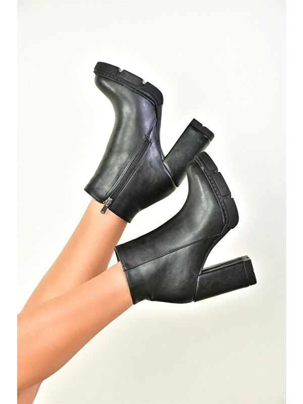 N2827703 Siyah Kadın Bot - Görsel 3
