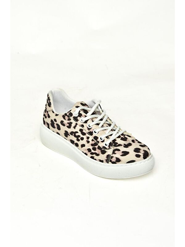 P6020450 Bej Kadın Sneakers - Görsel 2