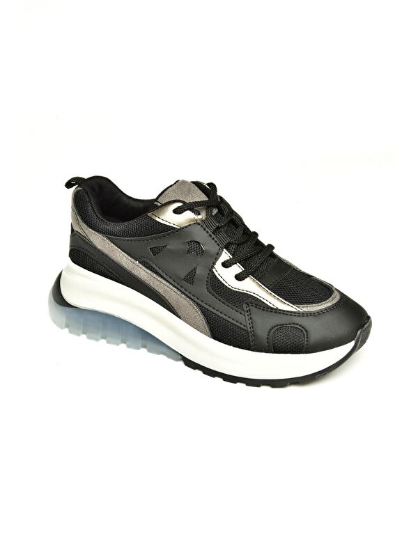 U9732138 Siyah Kadın Sneakers - Görsel 3