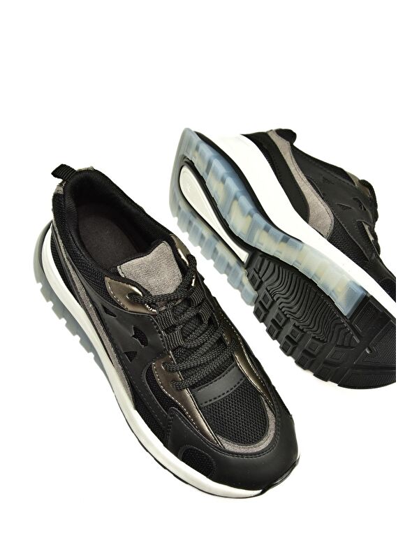 U9732138 Siyah Kadın Sneakers - Görsel 5