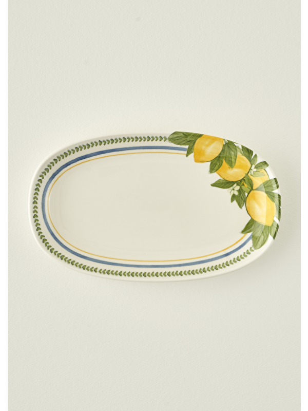 Bella Maison Limonlu Porselen Sunum Tabağı (29 cm)