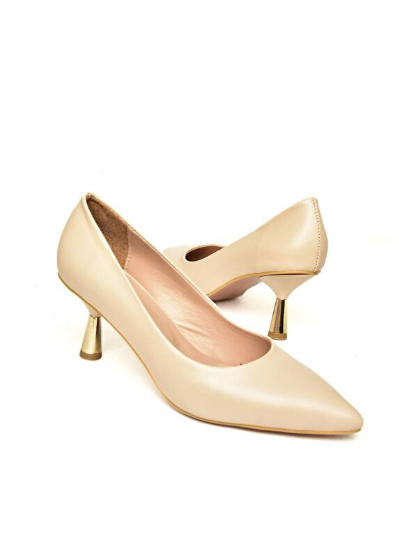 U6760340 Ten Kadın Topuklu Ayakkabı - Görsel 4