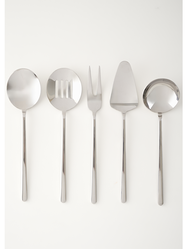 Bella Maison Siena 5 Parça Servis Seti Silver