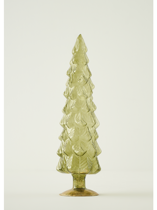 Bella Maison Pine Tree Yılbaşı Dekoratif Obje Yeşil (10x10x35 cm)