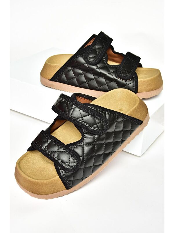 S8115462 Siyah Kadın Terlik - Görsel 4