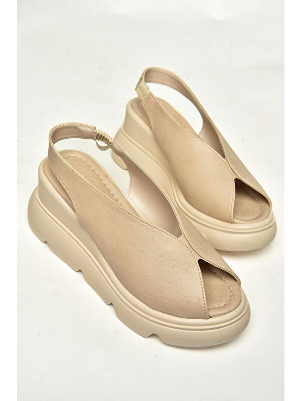 U3122550 Ten Kadın Sandalet - Görsel 4