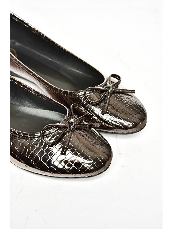 Fox Shoes Gri Fox Shoes Babet S7260563 Kadın