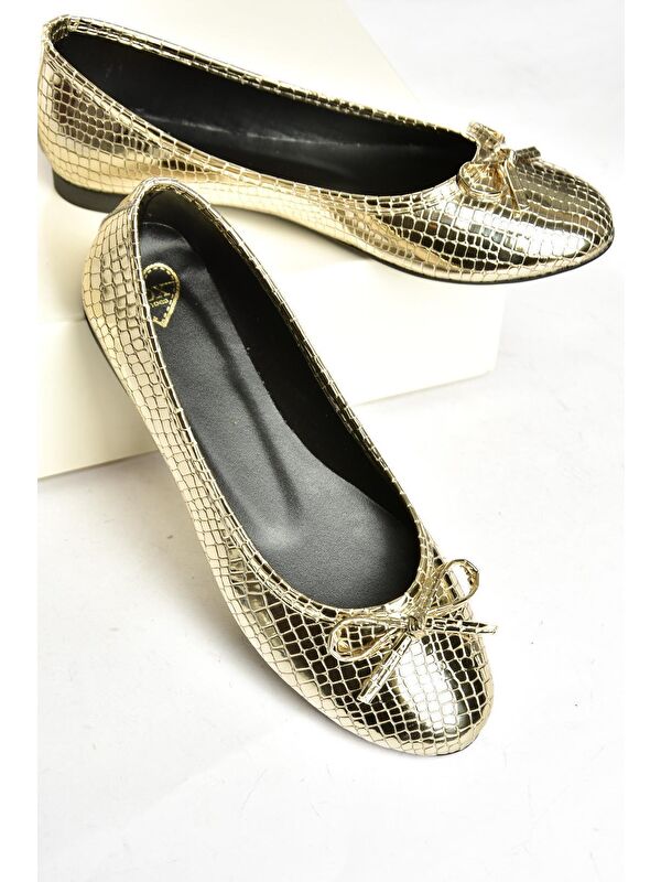 Fox Shoes Gri Fox Shoes Babet S7260563 Kadın