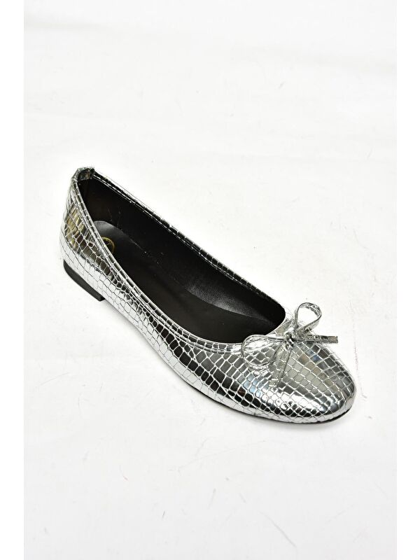 Fox Shoes Gri Fox Shoes Babet S7260563 Kadın