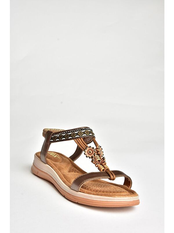 U2586152 Bakır Kadın Sandalet - Görsel 3