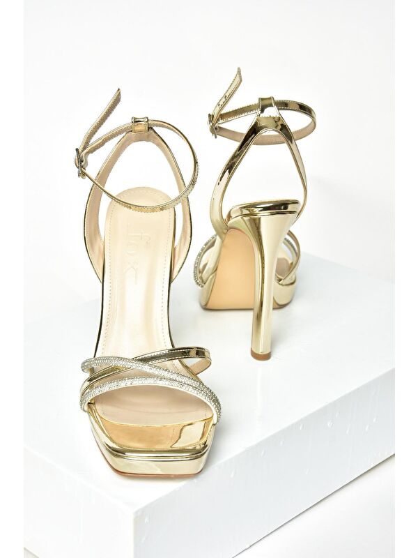 Fox Shoes Sarı Fox Shoes Topuklu S5696125 Kadın Ayakkabı