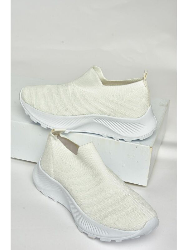 P2395033 Beyaz Kadın Sneakers - Görsel 2