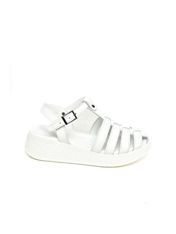 Fox Shoes Bej Fox Shoes Sandalet P5550505 Kadın