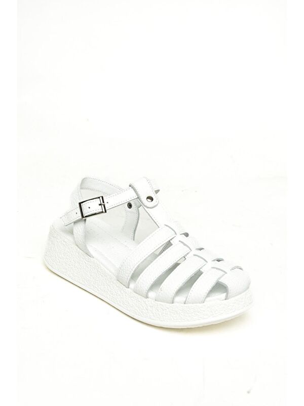 Fox Shoes Bej Fox Shoes Sandalet P5550505 Kadın
