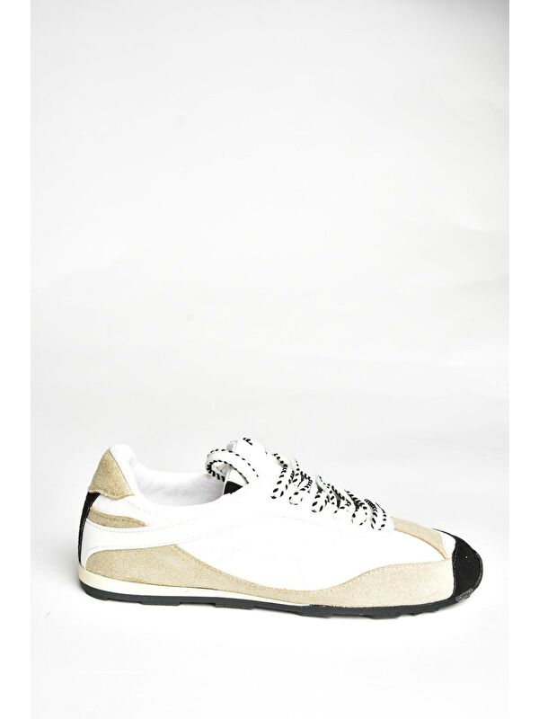 U9736452 Beyaz/Siyah Kadın Sneakers - Görsel 2