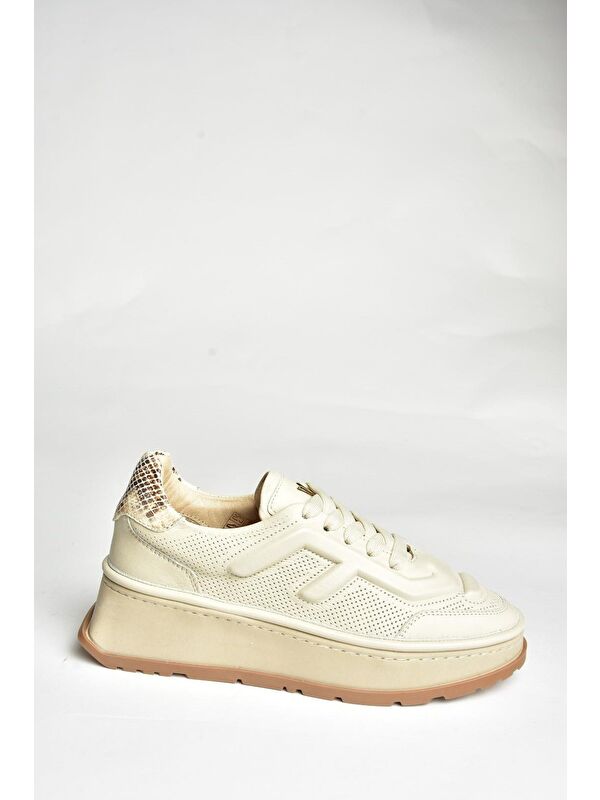 U5556056 Bej Kadın Sneakers - Görsel 2