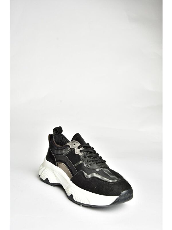 U9735682 Siyah Kadın Sneakers - Görsel 3