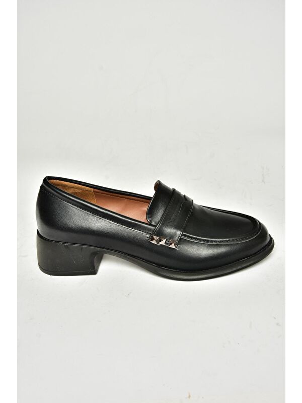 T8201003 Siyah Kadın Ayakkabı - Görsel 2