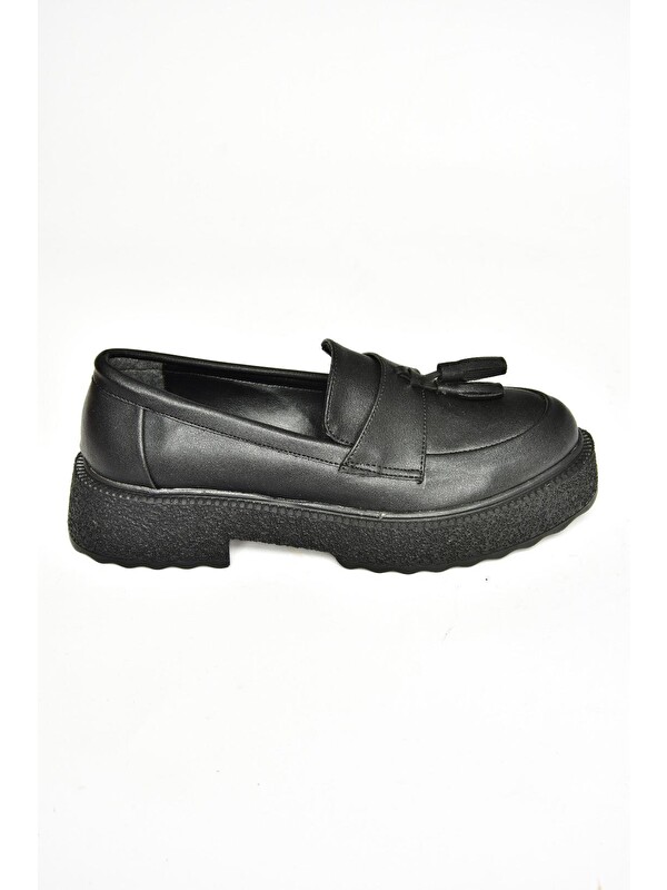 Fox Shoes T9961930 Siyah Kadın Ayakkabı