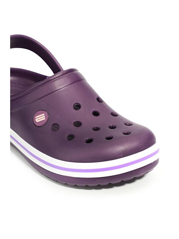 LOOP Kız Çocuk Mor / Beyaz Terlik - Görsel 5