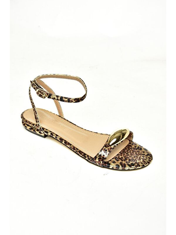 U8200205 Taba Kadın Sandalet - Görsel 3