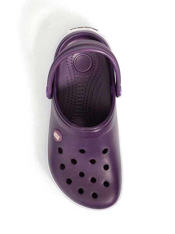 LOOP Kız Çocuk Mor / Beyaz Terlik - Görsel 6