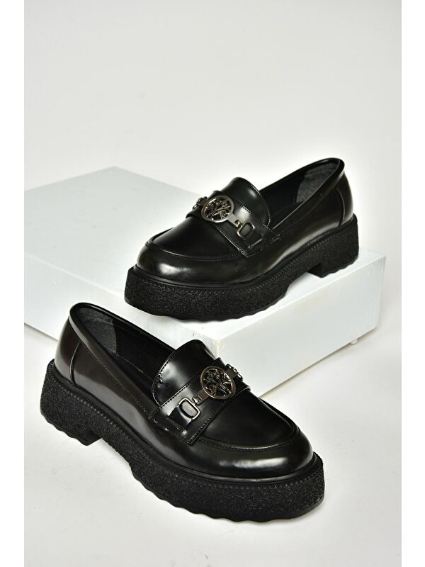 T9961912 Siyah Kadın Ayakkabı - Görsel 4