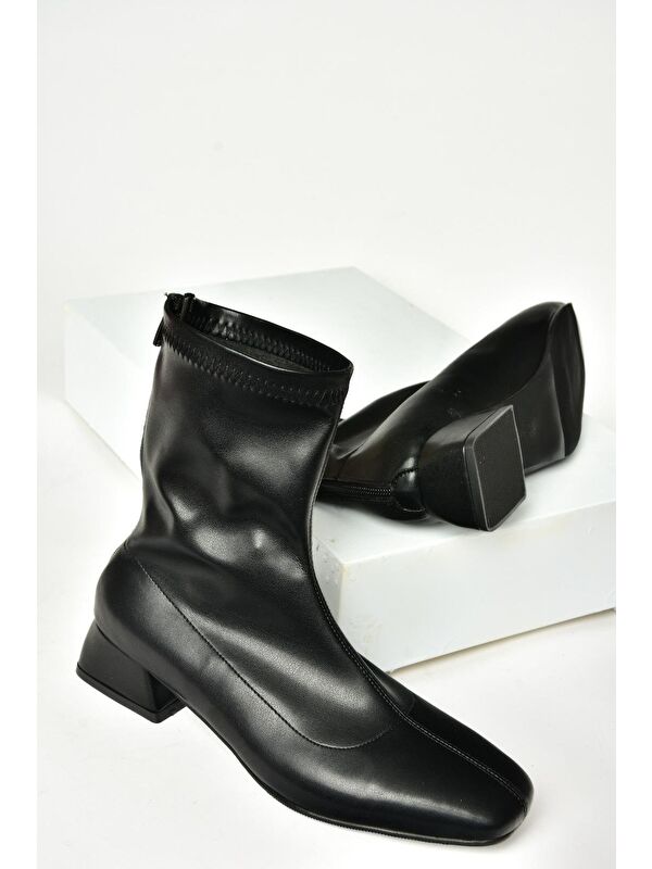 T6427490 Siyah Kadın Bot - Görsel 4