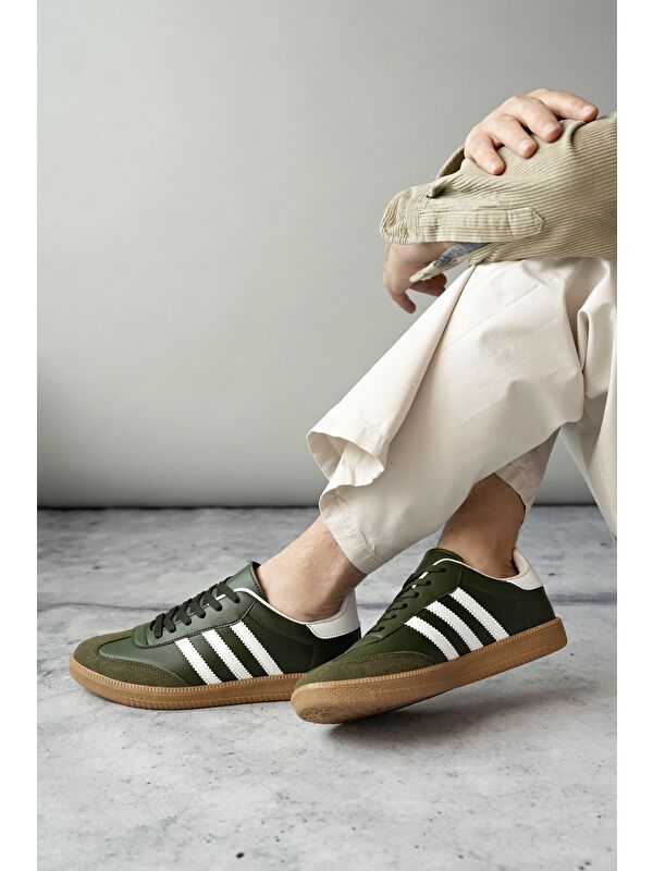 JABBAR Unisex Ortopedik Günlük Bağcıklı Yürüyüş Koşu Sneaker Spor Ayakkabı - Görsel 7