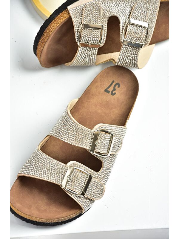 S7775275 Bej Kadın Terlik - Görsel 4