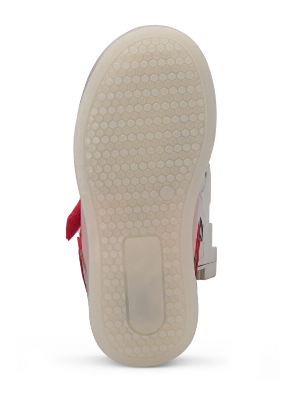 PERLE Kız Çocuk Cırt Cırtlı Pembe / Mor Sneaker - Görsel 8