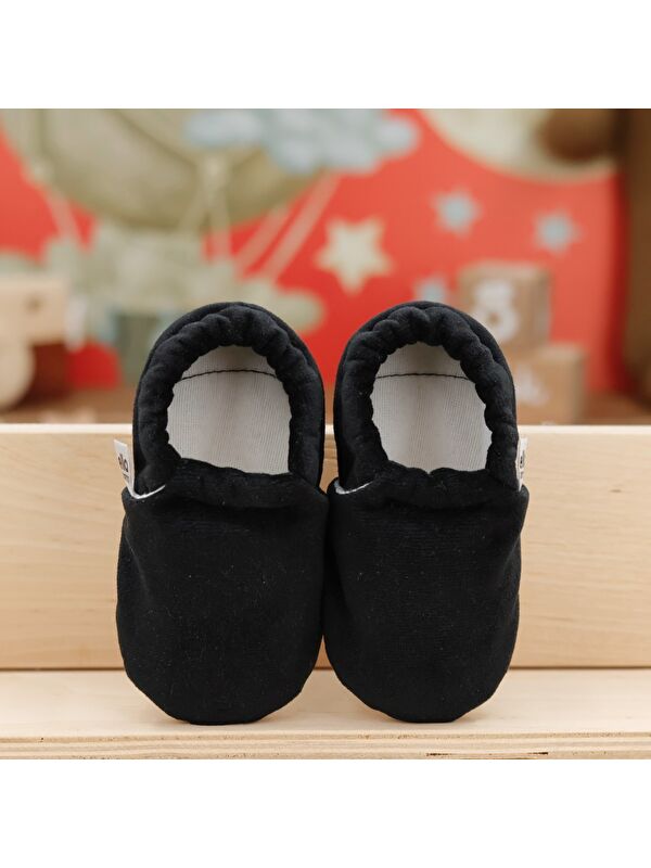 Kadife Bebek Patiği, Kaydırmaz Taban, Kreş Ayakkabısı Patik - Görsel 5