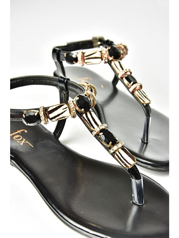 S2720961 Siyah Kadın Sandalet - Görsel 4