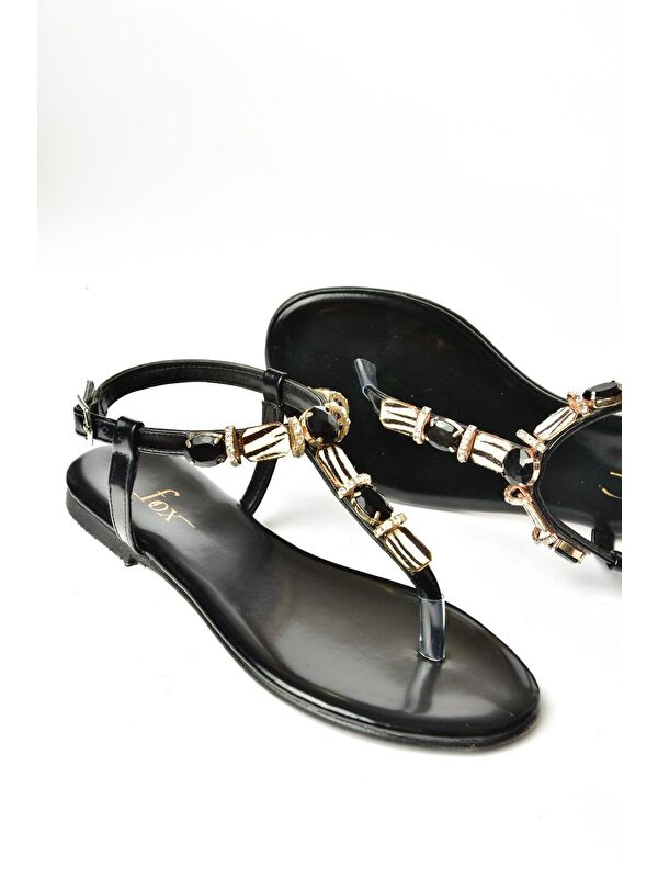 S2720961 Siyah Kadın Sandalet - Görsel 5